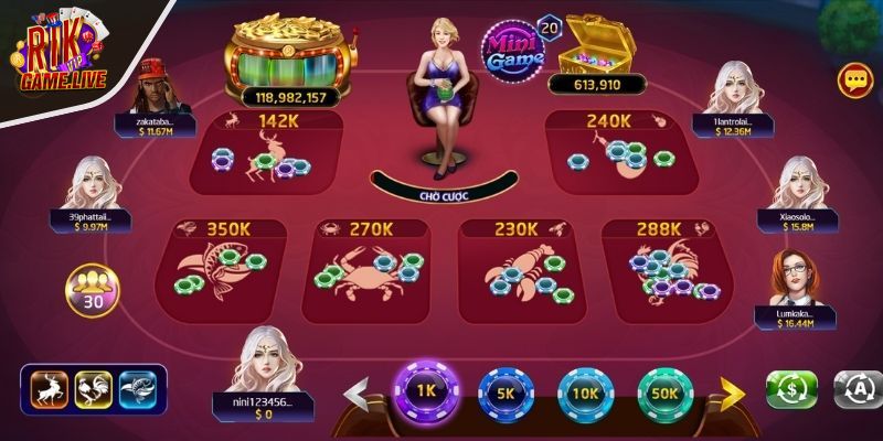 Cách chơi Bầu Cua RIKVIP đơn giản