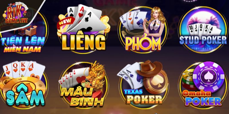 Kho Game Bài RIKVIP đồ sộ