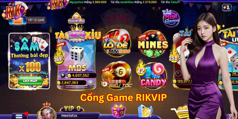 Rikvip game bài đổi thưởng số 1 hiện nay